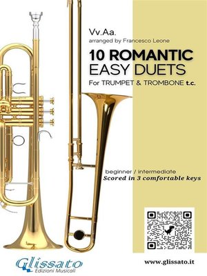 cover image of 10 Romantic Easy duets for Bb Trumpet and Trombone T.C.